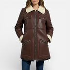 Damen Lammfellmantel mit Warmfutter