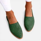 Orthopädische Ballerinas Geflochten Slingback Freizeit Schuhe