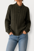 Cashmere Cable Knit Cardigan