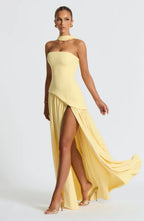 Damen Asymmetrisches Maxikleid für Hochzeitsgäste