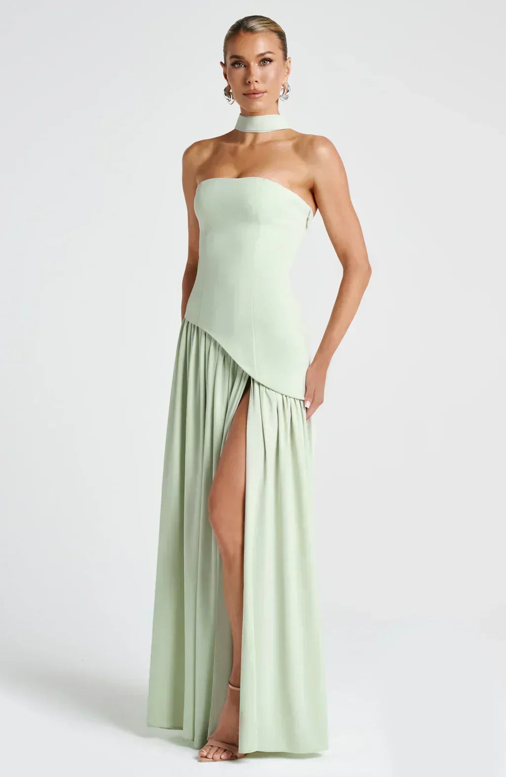 Damen Asymmetrisches Maxikleid für Hochzeitsgäste