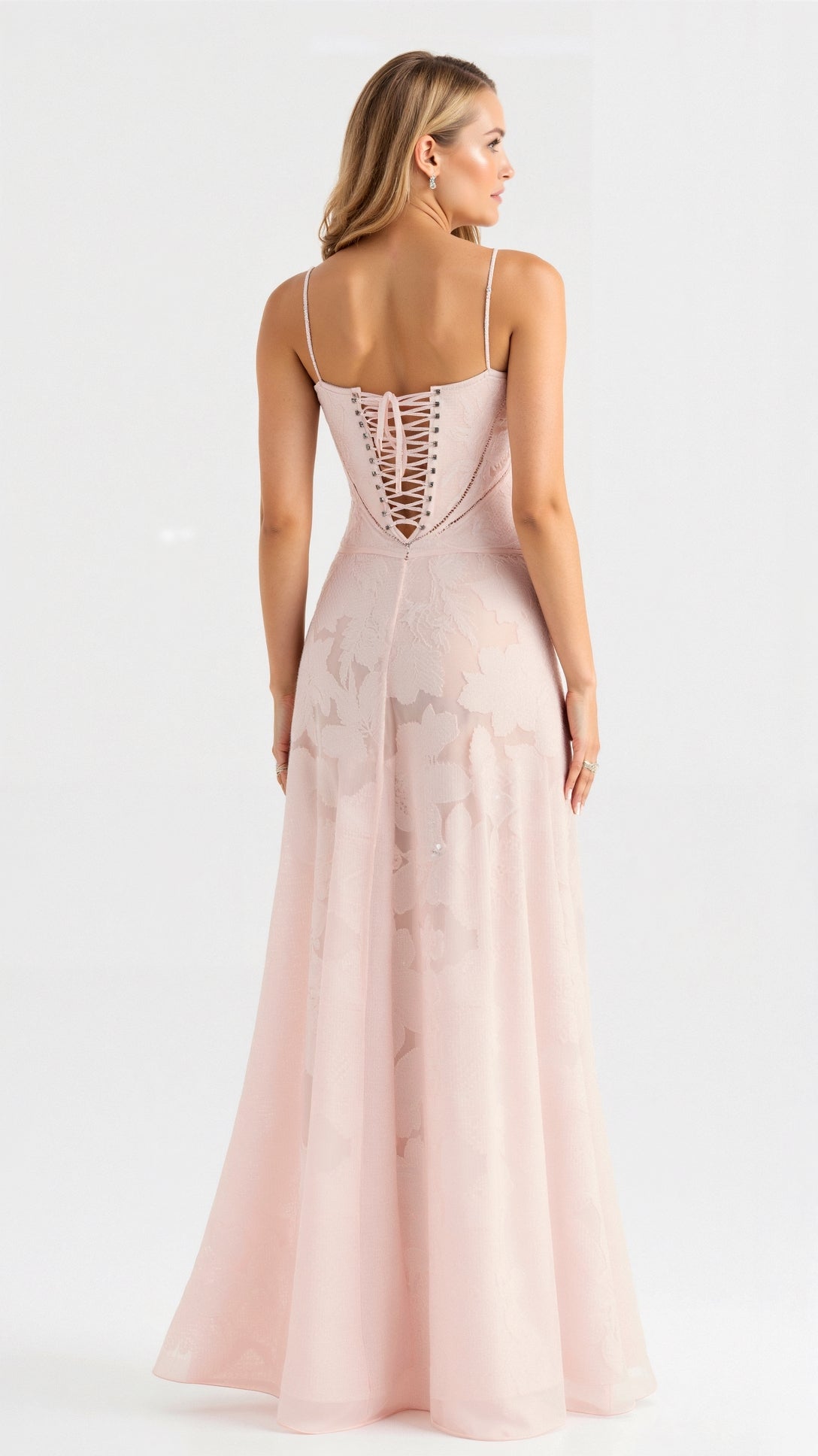 Damen Bustier-Maxi-Hochzeitskleid für Hochzeitsgäste