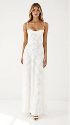Damen Bustier-Maxi-Hochzeitskleid für Hochzeitsgäste