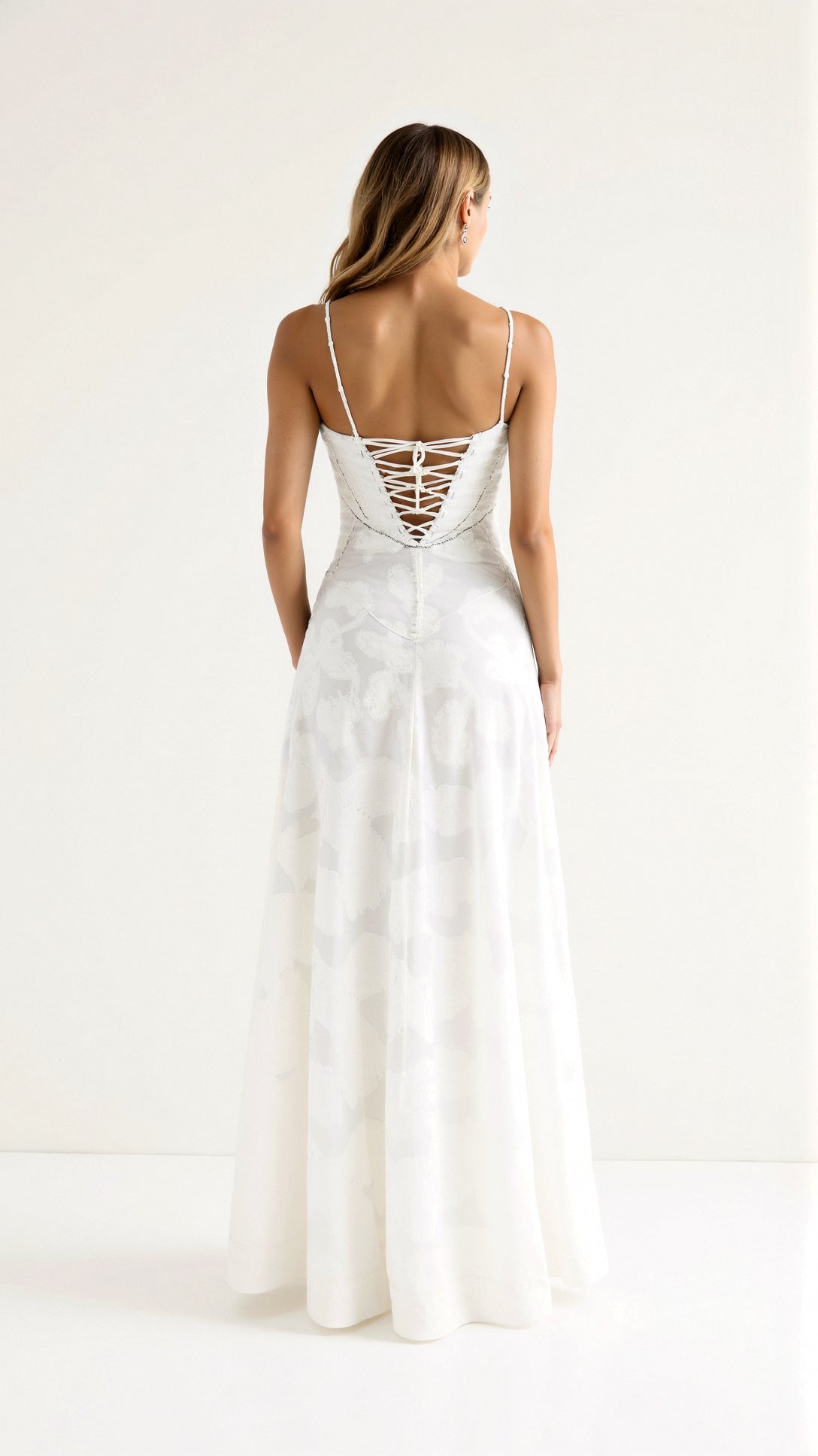 Damen Bustier-Maxi-Hochzeitskleid für Hochzeitsgäste