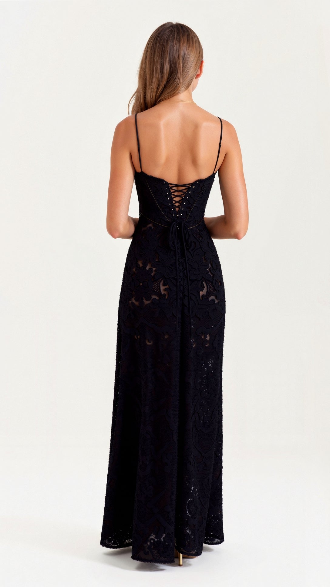 Damen Bustier-Maxi-Hochzeitskleid für Hochzeitsgäste