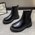 Damen Chelsea-Stiefel mit elastischen Seiteneinsätzen und strapazierfähiger Verarbeitung