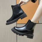 Damen Chelsea-Stiefel mit elastischen Seiteneinsätzen und strapazierfähiger Verarbeitung