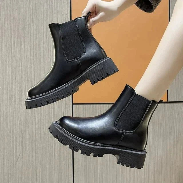 Damen Chelsea-Stiefel mit elastischen Seiteneinsätzen und strapazierfähiger Verarbeitung