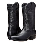 Damen Cowboy-Stiefel mit Ziernähten und klassischer Westernform