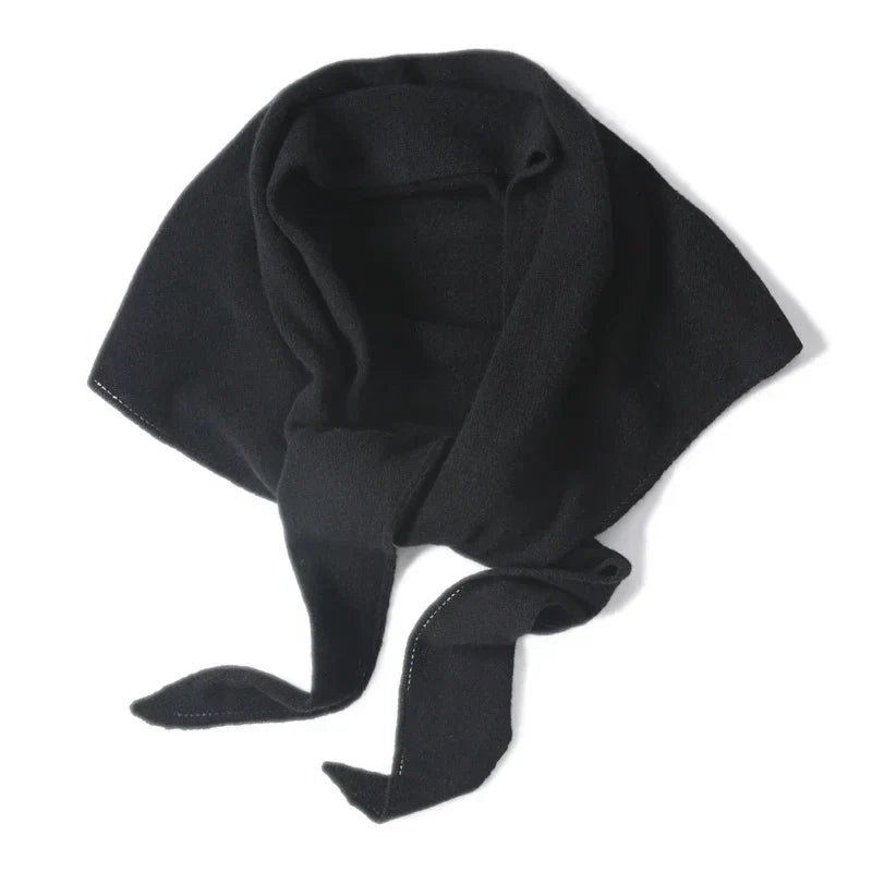 Damen Dreieckstuch aus Wolle – Warmer Strick-Dreiecksschal für Herbst & Winter