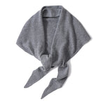 Damen Dreieckstuch aus Wolle – Warmer Strick-Dreiecksschal für Herbst & Winter