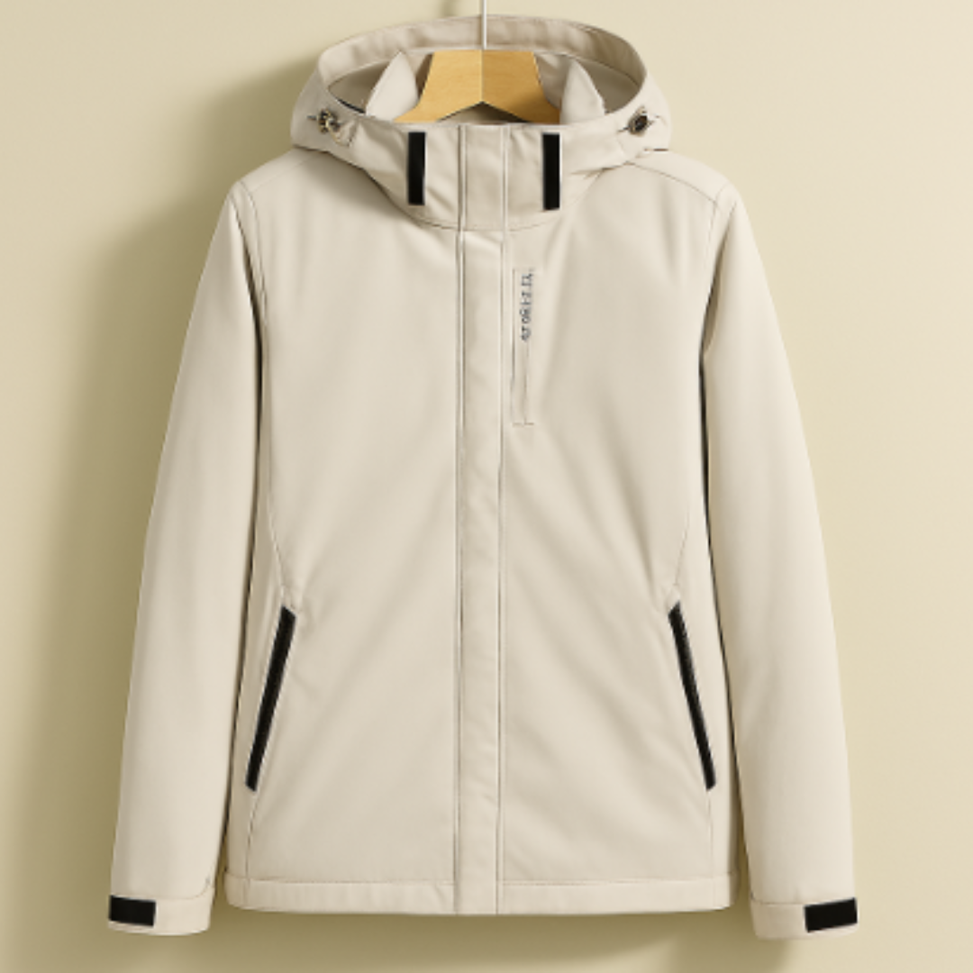 Damen Funktionsjacke mit Kapuze und Reißverschluss