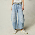 Damen Barrel Jeans High Waist – Ballonjeans mit Relaxed Fit