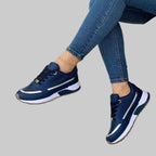 Damen Komfort-Sneaker mit ergonomischem Fußbett und stoßdämpfender Sohle
