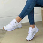 Damen Komfort-Sneaker mit ergonomischem Fußbett und stoßdämpfender Sohle