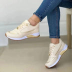 Damen Komfort-Sneaker mit ergonomischem Fußbett und stoßdämpfender Sohle