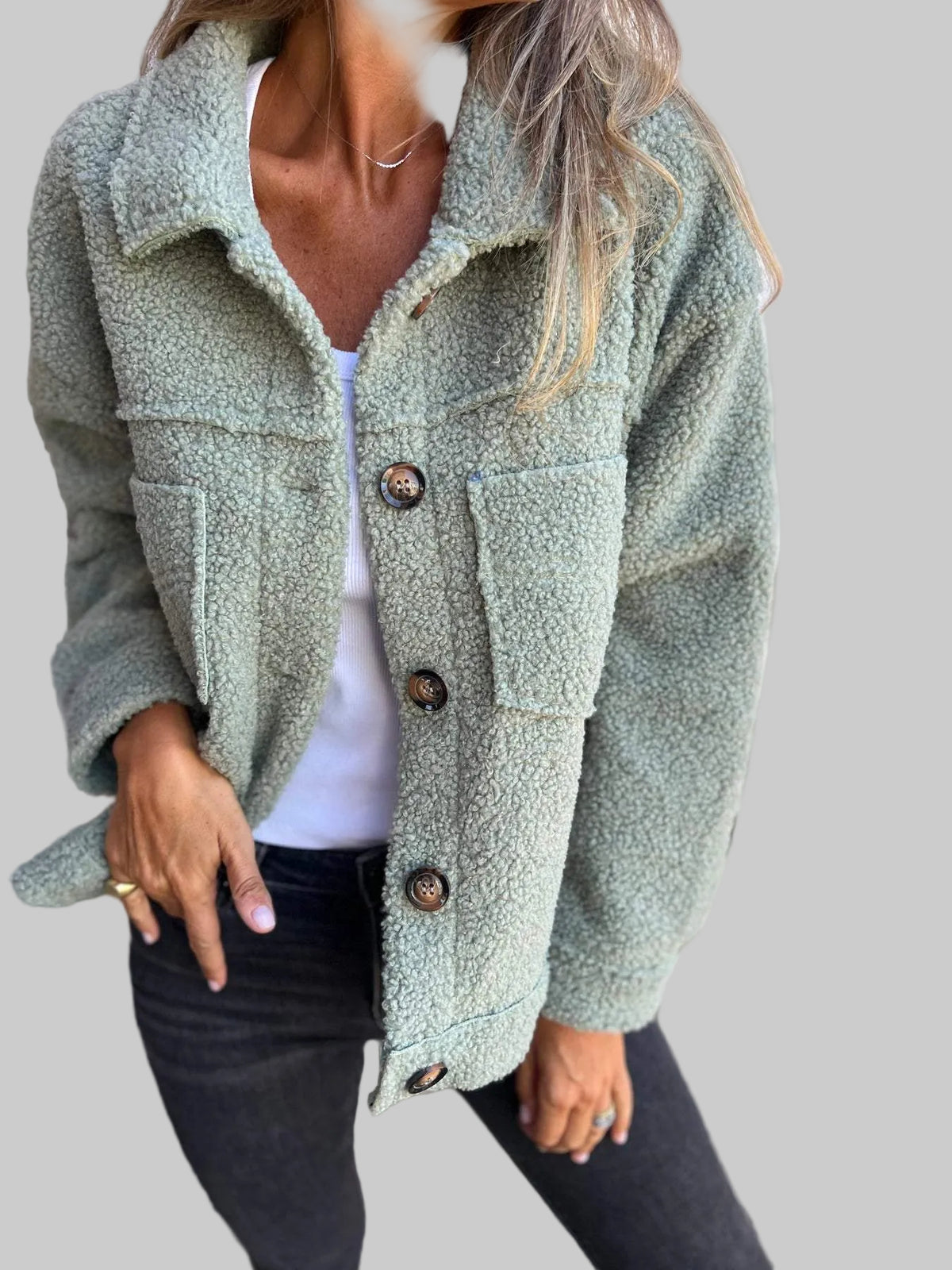 Damen Kuscheljacke mit weichem Innenfutter
