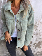 Damen Kuscheljacke mit weichem Innenfutter
