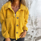 Damen Kuscheljacke mit weichem Innenfutter