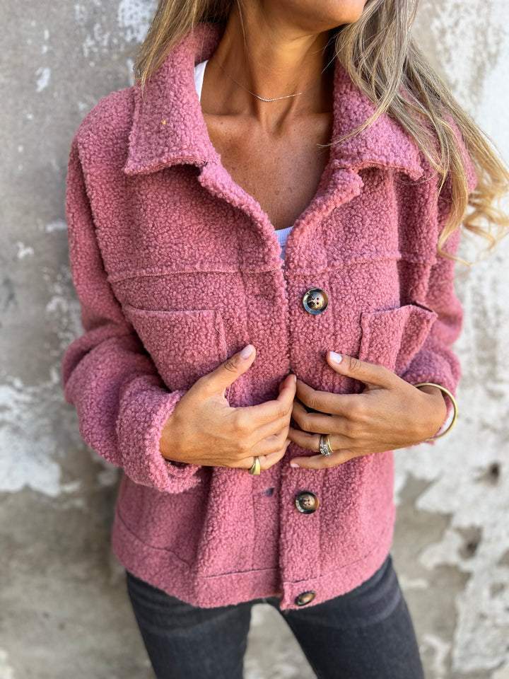 Damen Kuscheljacke mit weichem Innenfutter
