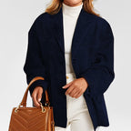 Damen Lederjacke im Urban-Look mit lockerem Schnitt