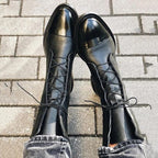 Damen Schnürstiefel aus Echtleder – Vintage Boots mit gepolstertem Futter, Herbst Winter
