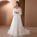 Damen Maxikleid mit Carmen-Ausschnitt für Hochzeitsgäste