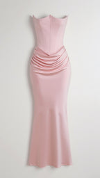 Damen Säulen Maxi-Hochzeitskleid für Hochzeitsgäste