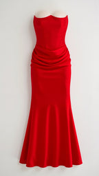 Damen Säulen Maxi-Hochzeitskleid für Hochzeitsgäste
