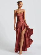 Damen Spaghettiträger Hochzeitskleid für Hochzeitsgäste