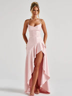 Damen Spaghettiträger Hochzeitskleid für Hochzeitsgäste