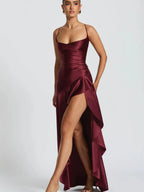Damen Spaghettiträger Hochzeitskleid für Hochzeitsgäste