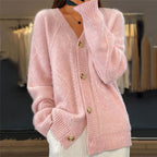 Damen Strickjacke mit langen Ärmeln