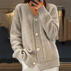 Damen Strickjacke mit langen Ärmeln