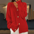 Damen Strickjacke mit langen Ärmeln