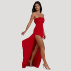 Damen Trägerloses Maxi-Hochzeitskleid für Hochzeitsgäste