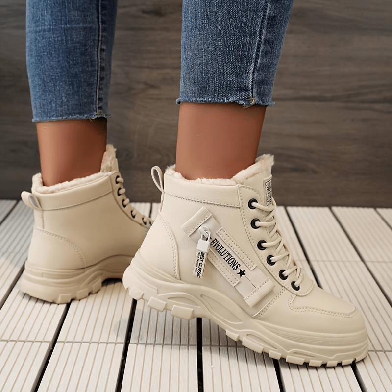 Damen Winterstiefel mit weichem Futter, robustem Design und hohem Tragekomfort