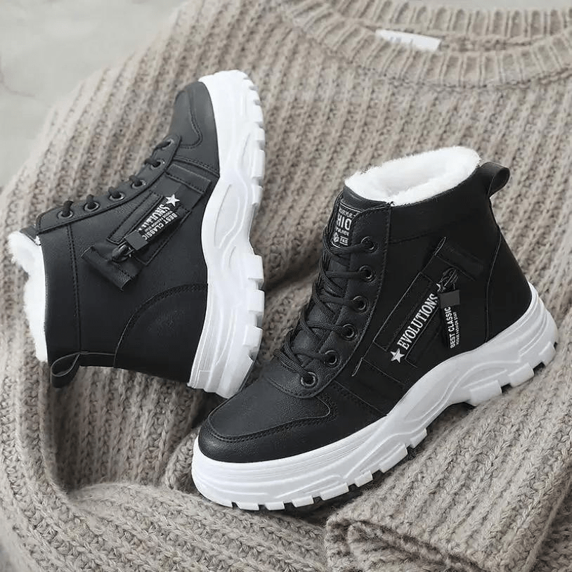 Damen Winterstiefel mit weichem Futter, robustem Design und hohem Tragekomfort