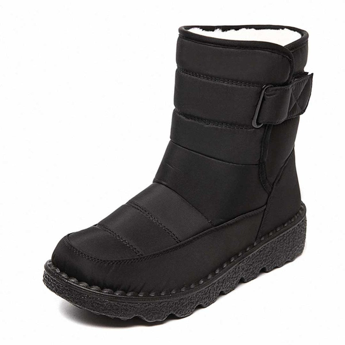 Damen gefütterte wasserdichte Knee-High-Thermostiefel mit rutschfester Profilsohle