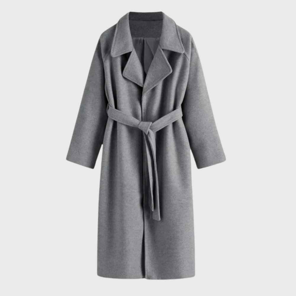 Damen klassischer Woll-Wintermantel mit maßgeschneidertem Design