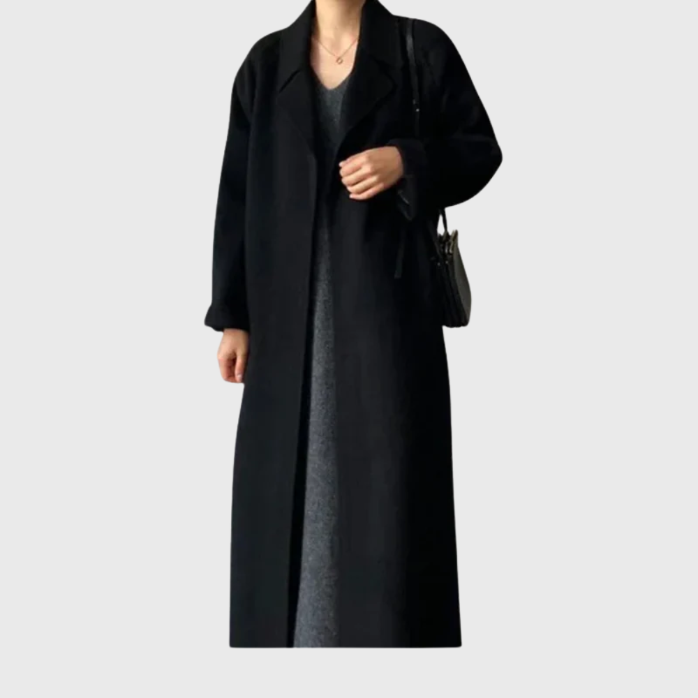 Damen klassischer Woll-Wintermantel mit maßgeschneidertem Design