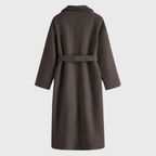 Damen klassischer Woll-Wintermantel mit maßgeschneidertem Design