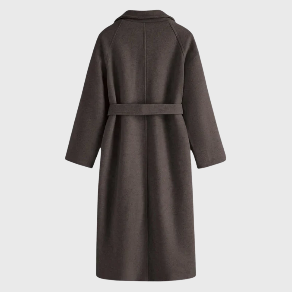 Damen klassischer Woll-Wintermantel mit maßgeschneidertem Design
