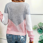 Damen lässiger Pullover mit lockerem Schnitt