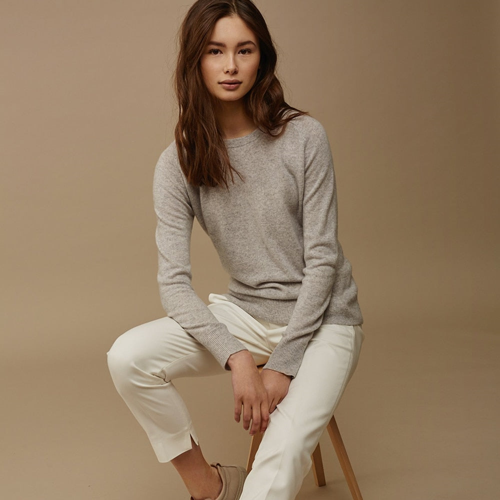 Damen schlichte Bluse mit Regular Fit und glatter Optik