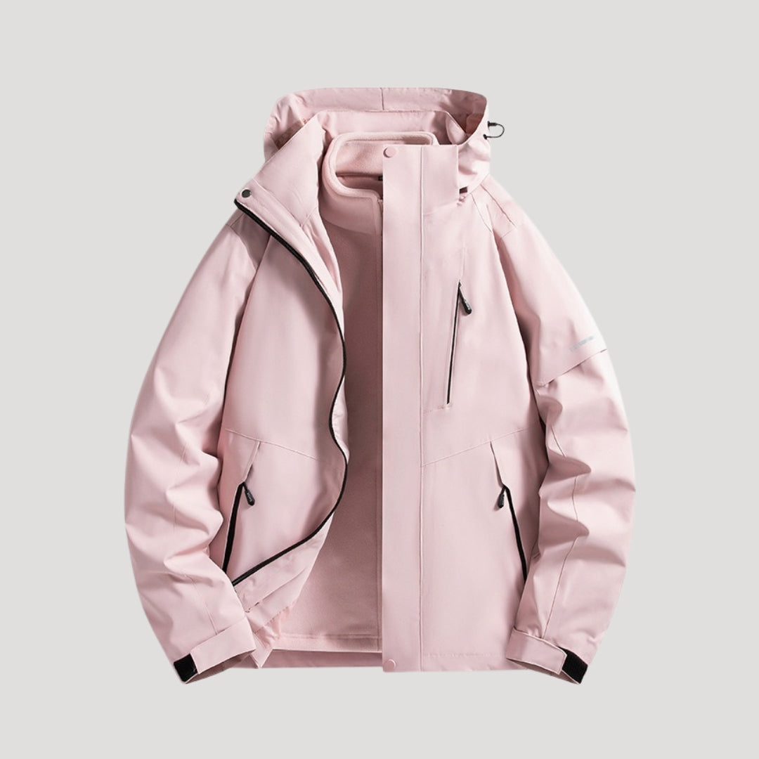 Damen wasserdichte Windbreaker-Jacke für Outdoor und Freizeit