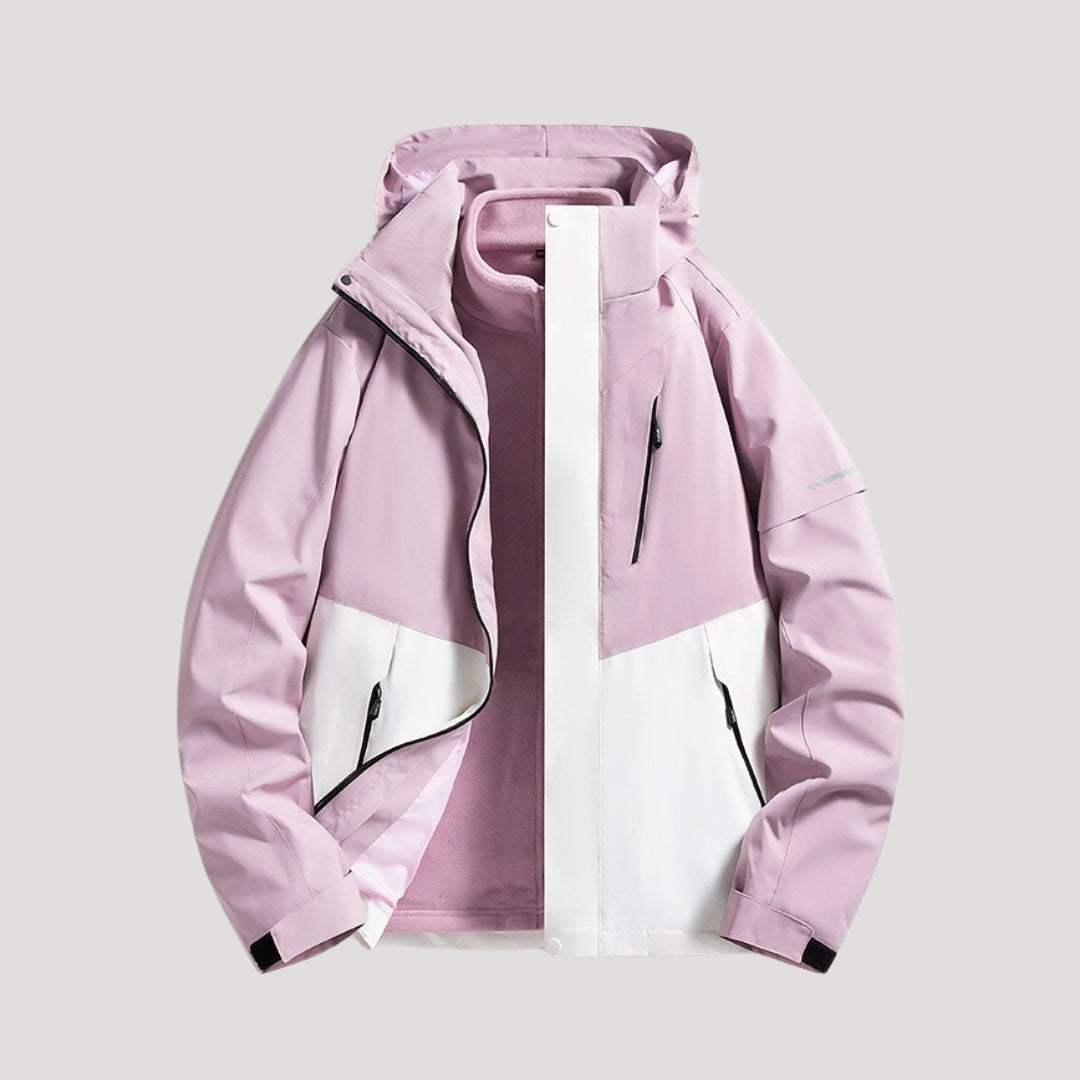Damen wasserdichte Windbreaker-Jacke für Outdoor und Freizeit