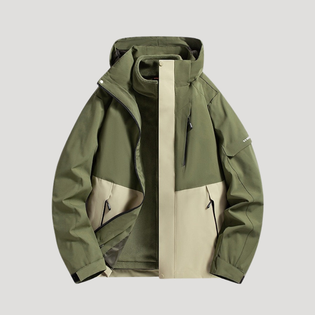 Damen wasserdichte Windbreaker-Jacke für Outdoor und Freizeit