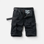 Herren Cargo Shorts mit Taschen und elastischem Bund