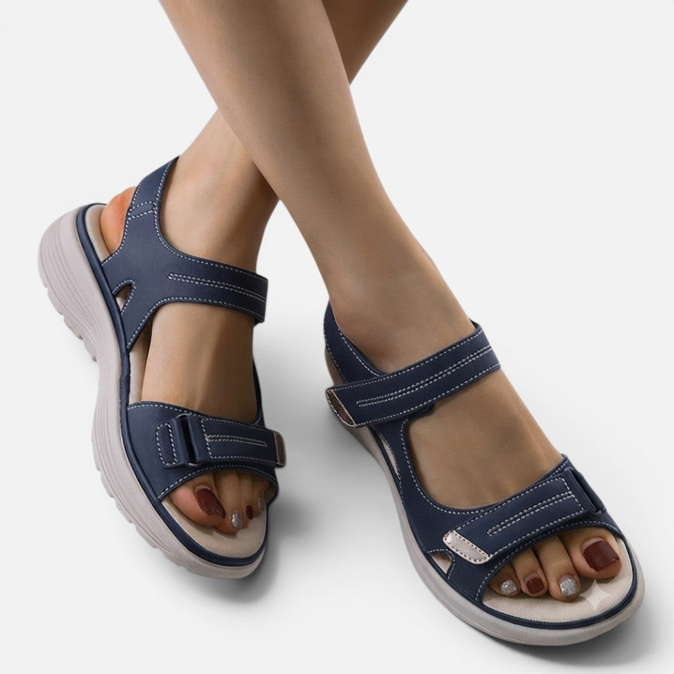 Orthopädische Sandalen Klettverschluss Offene Zehen